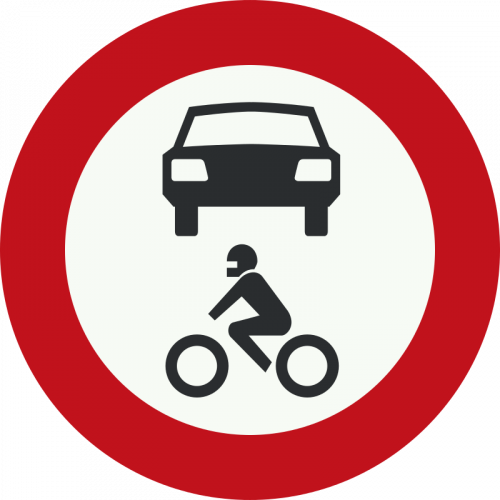 C12 Gesloten voor alle motorvoertuigen