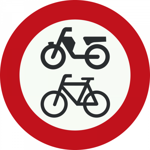C15 Gesloten voor fietsen, bromfietsen en gehandicapten­voertuigen